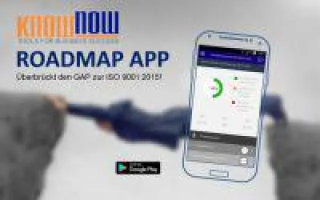 Bild: Roadmap App ISO 9001: Fahrplan zur Umstellung des QM-Systems auf ISO 9001:2015