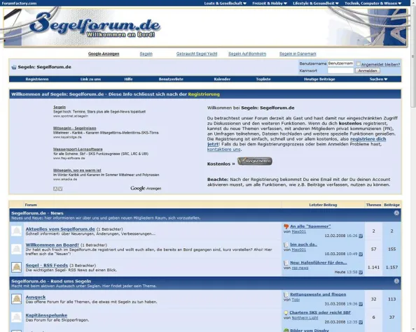 Bild: Segel - Community nimmt Fahrt auf