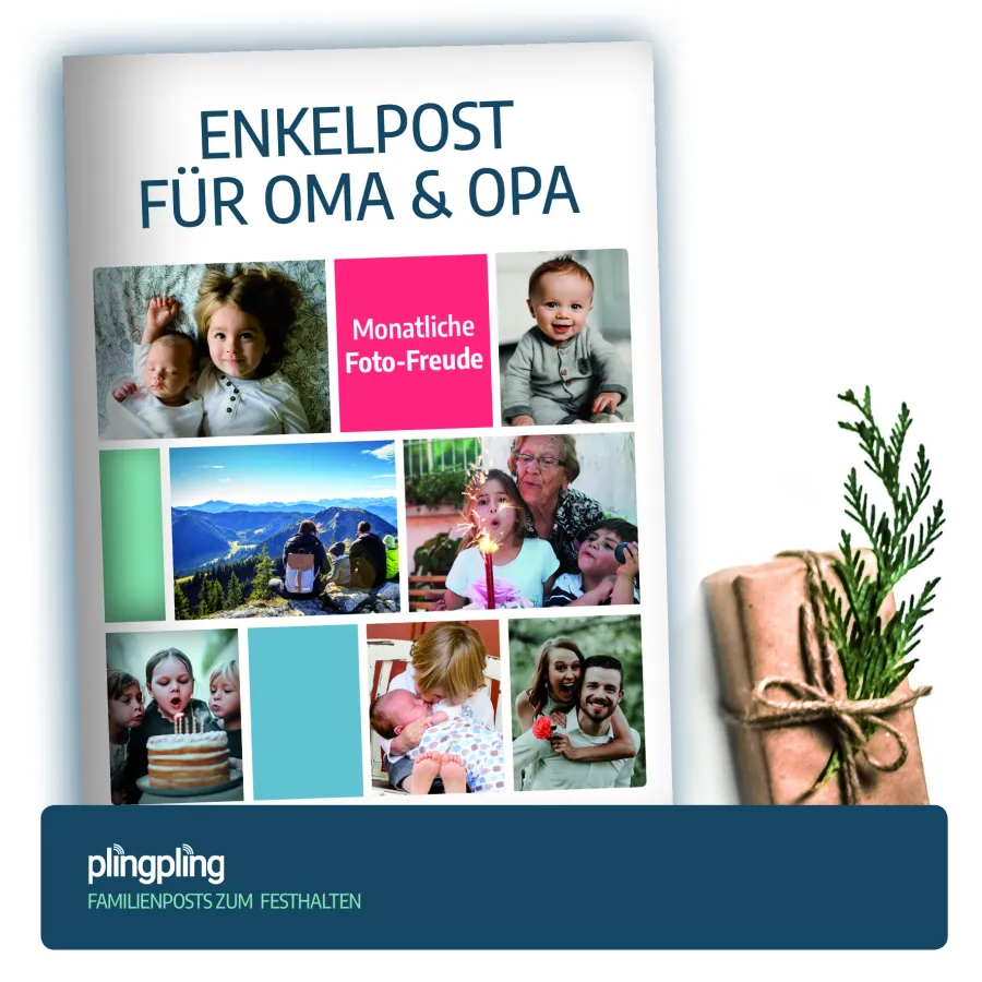 Besonderes Weihnachtsgeschenk: die persönliche Familienzeitung für ein Jahr (© plingpling UG (haftungsbeschränkt))