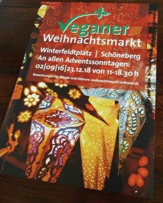Bild: Der erste vegane Weihnachtsmarkt in Berlin Schöneberg