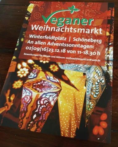 Bild: Der erste vegane Weihnachtsmarkt in Berlin Schöneberg