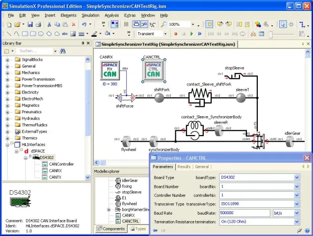Bild: SimulationX-Schnittstelle beschleunigt Modelltransfer zu dSPACE-Echtzeitplattformen