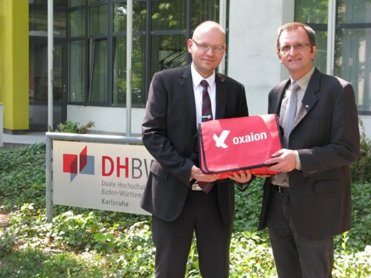 Holger Merkel und Prof. Dietmar Ratz