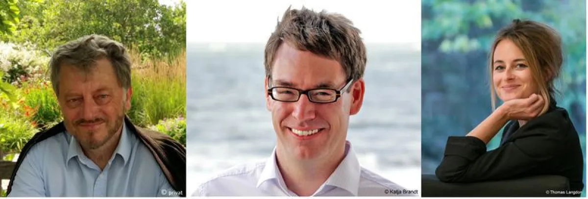 v.l.: Prof. Dr. Wolfgang Klein, Prof. Dr. Olaf Kramer, Teresa Präauer ()