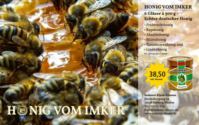 Bild: Heidehonig Ernte 2019