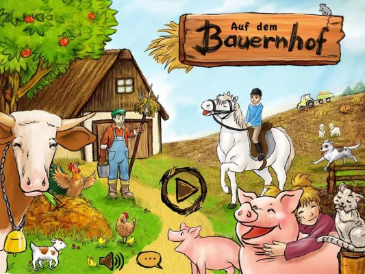 Grunzen, Muhen und Schnattern auf dem iPad: Unipush Media veröffentlicht Kinderbuch-App „Auf dem Bauernhof“ Bild: Grunzen, Muhen und Schnattern auf dem iPad: Unipush Media veröffentlicht Kinderbuch-App „Auf dem Bauernhof“