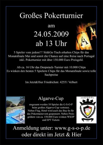 Bild: German Series of Poker nun auch im Bergischen Land