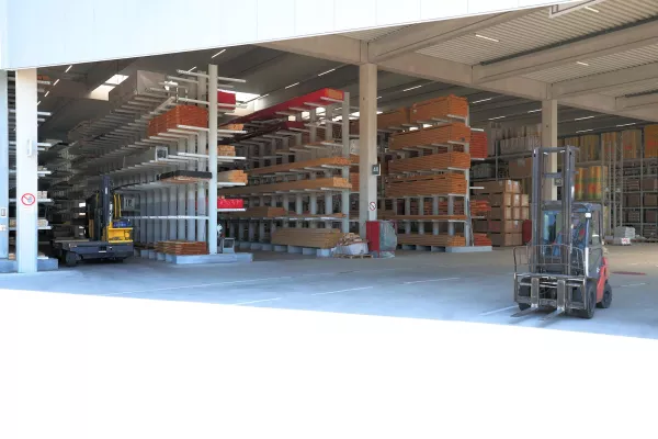 Bild: Effektivere Logistikprozesse und mehr Übersicht im Baustofflager