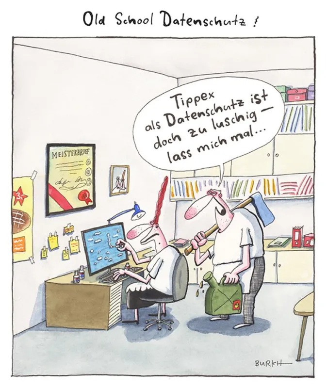 Cartoon von BURKH