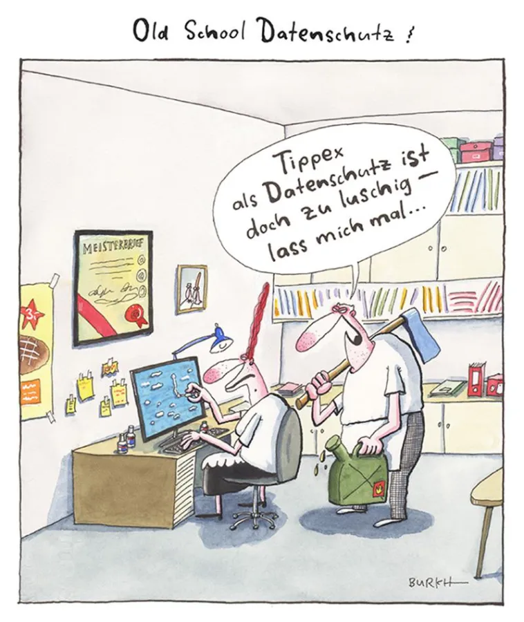 Cartoon von BURKH