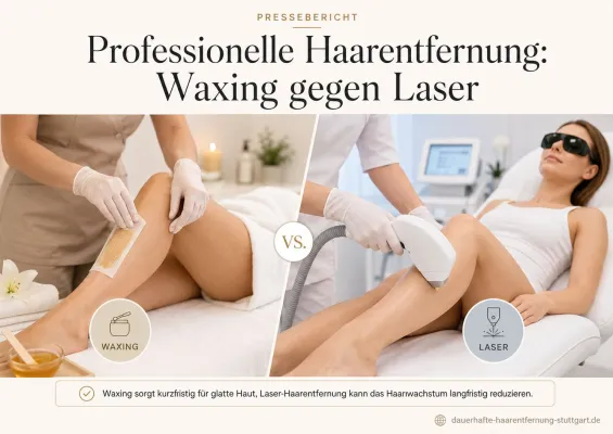 Bild: Professionelle Haarentfernung: Waxing gegen Laser
