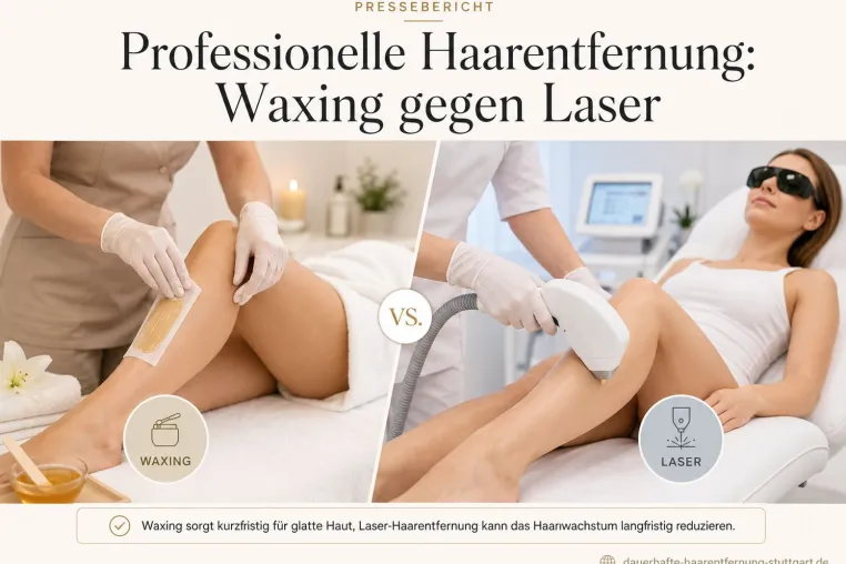 Bild: Professionelle Haarentfernung: Waxing gegen Laser