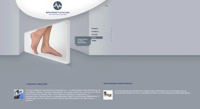 Münchener Fußtag 2006 am 1. Juni 2006 - mehr Bewusstsein für die Füße Bild: Münchener Fußtag 2006 am 1. Juni 2006 - mehr Bewusstsein für die Füße