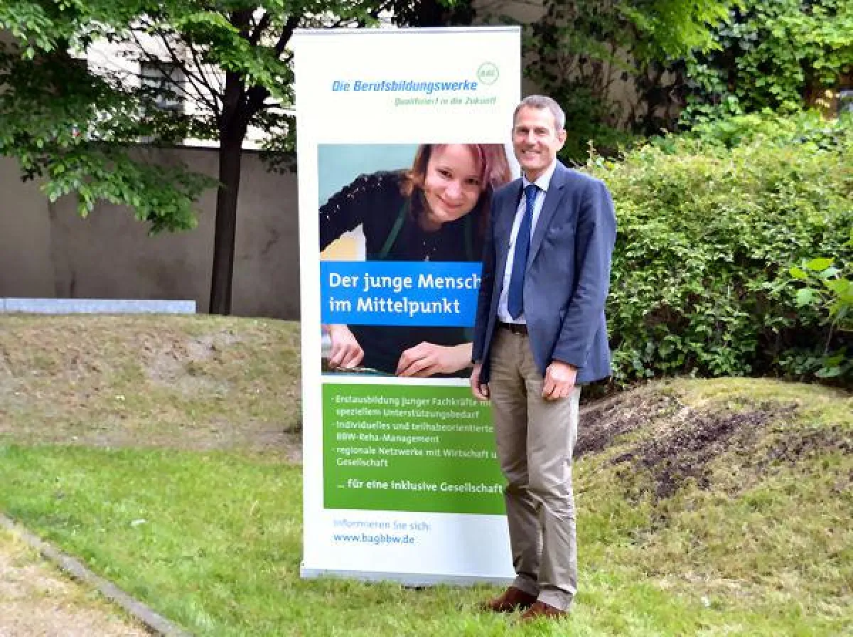 Herbert Lüdtke, Geschäftsführer des Berufsbildungswerks Adolf Aich der Stiftung Liebenau.