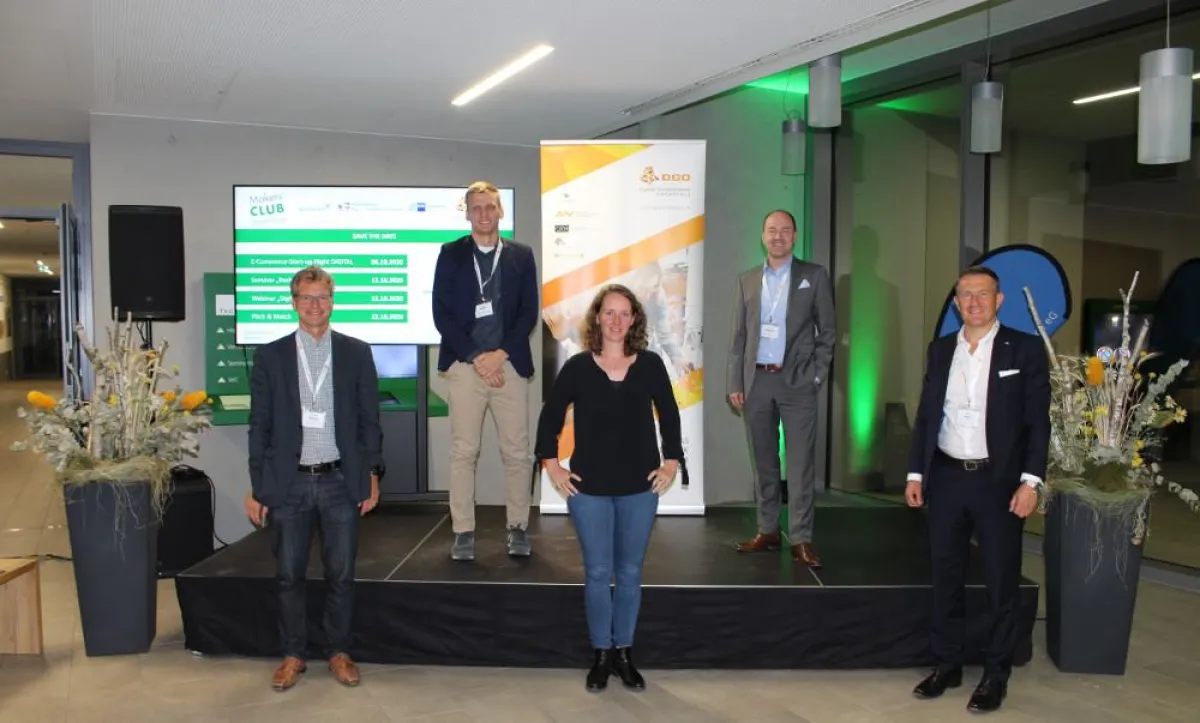 1. R: Dr. Carsten Rudolph, Dr. Veronika Fetzer, Florian Mann. 2. R Simon Kofler, Alexander Rupprecht