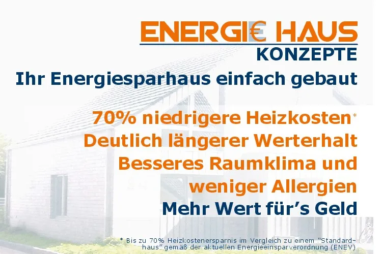 Bild: 70 Prozent Energie sparen beim Neubau