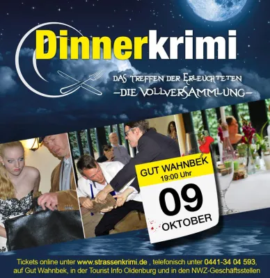 Bild: Dinnerkrimi 'Das Treffen der Erleuchteten - die Vollversammlung'