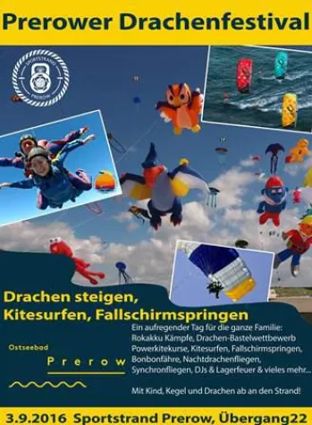 Bild: Erstes Drachenfest in Prerow auf dem Darß leitet den goldenen September ein