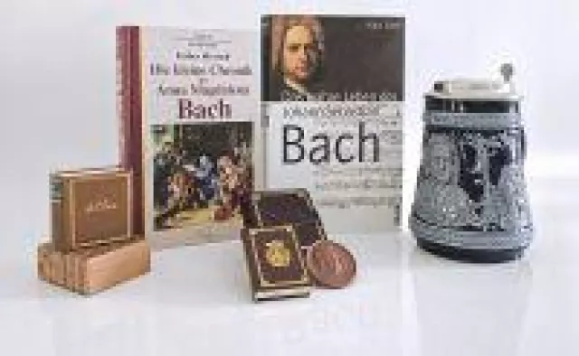 Bild: Bach Minibuch "Erbe und Gegenwart" - Bach-Bierkrug - Meynell - Eidam