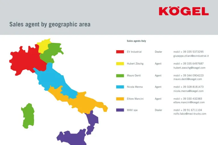 Bild: Neue Kögel Vertriebsstruktur in Italien trägt erste Früchte
