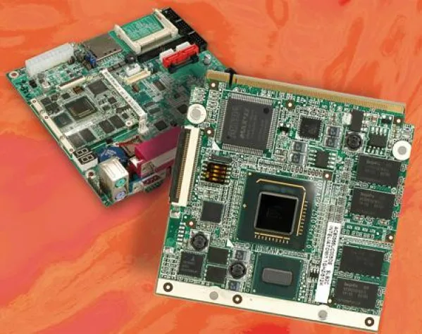 Bild: Qseven embedded Modul und Base-Board