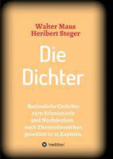 Bild: Die Dichter - neuer Gedichtband stellt neue Lyrik vor