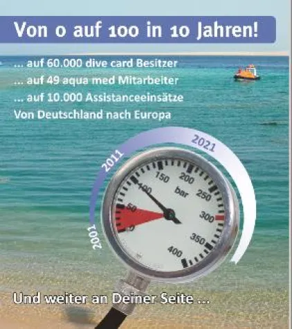 Bild: 10 Jahre Tauchernotruf aqua med