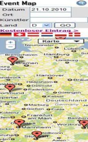 Bild: EVENT-MAP ist im Internet gestartet.
