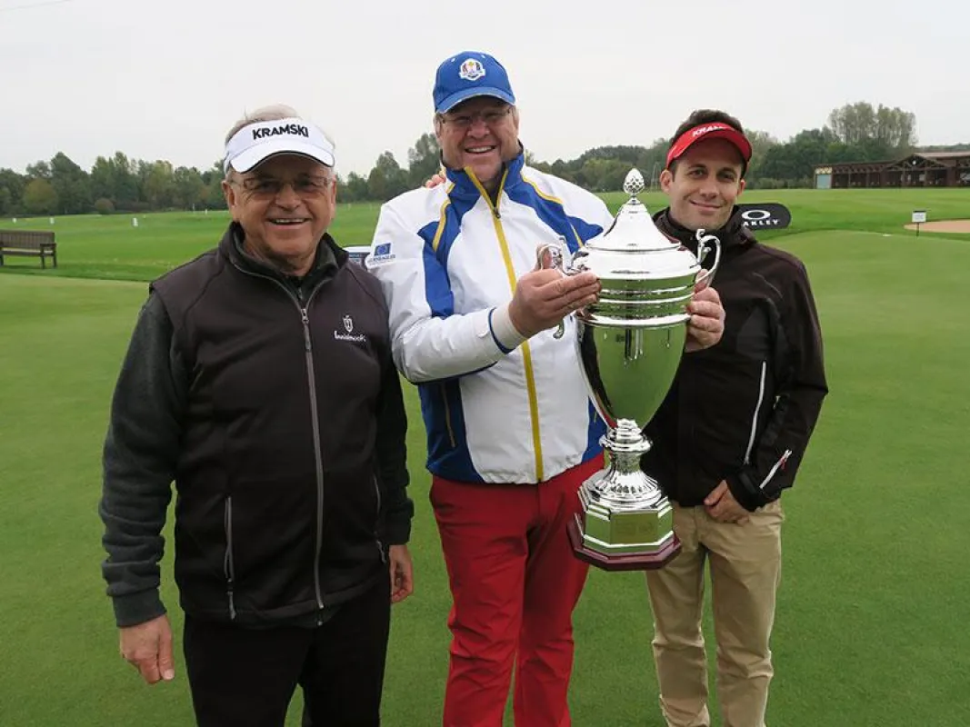 Gewinner Matthias Amtmann zusammen mit Wiestaw Kramski und Michael Torres