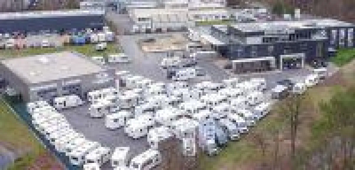 Camping-Kaufhaus.com Luftbild Unternehmensgrundstück