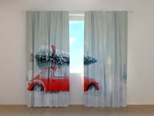 Bild: Beste Gardinen präsentiert bezaubernde Weihnachts-Gardinenkollektion