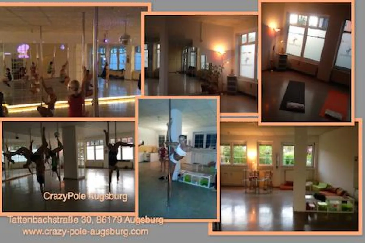 Eindrücke des neuen Studios von CrazyPole Augsburg