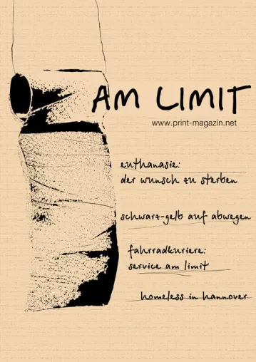 Bild: Hart am Limit- print testet Grenzen in der Juniausgabe