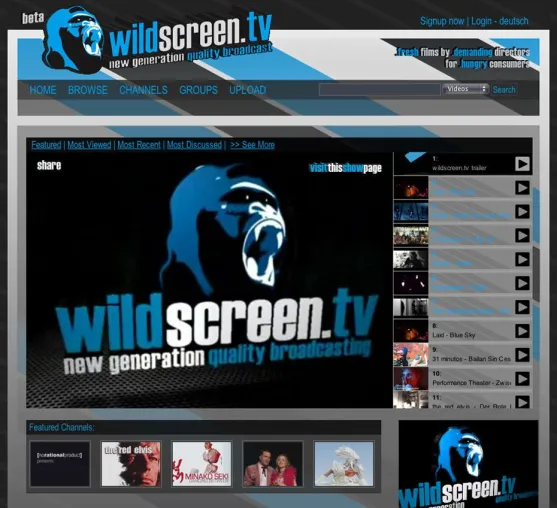 wildscreen.TV - das Filmportal für die urbane Kreativszene Bild: wildscreen.TV - das Filmportal für die urbane Kreativszene