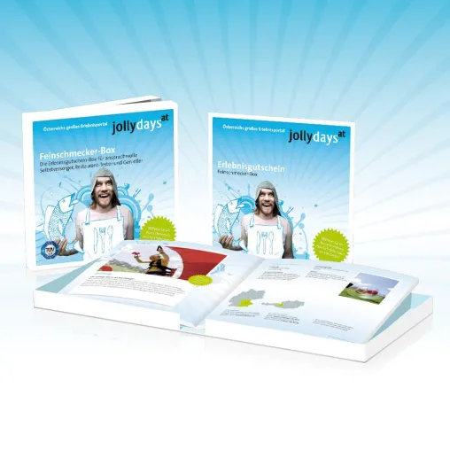 Aufallend anders: das formt und Jollydays produzieren trendige Erlebnisboxen Bild: Aufallend anders: das formt und Jollydays produzieren trendige Erlebnisboxen
