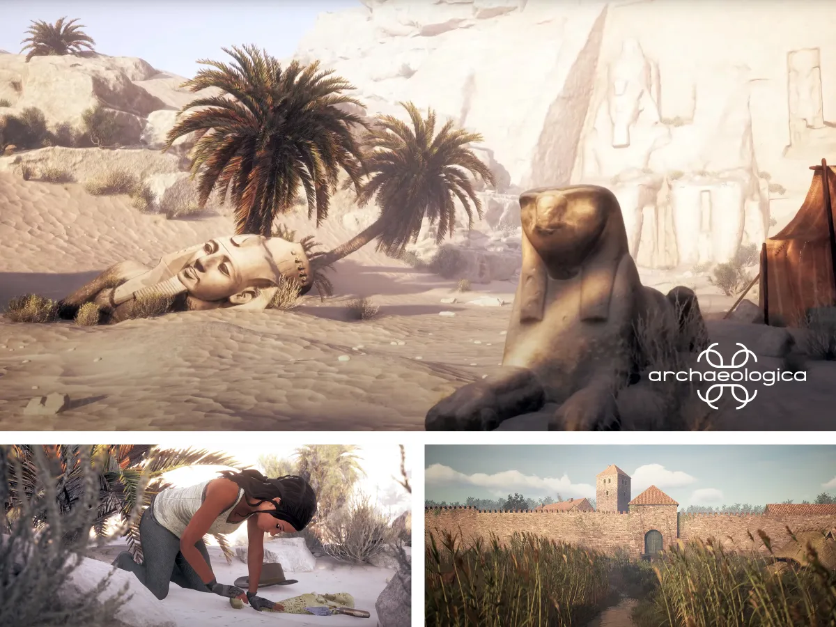 Screenshots aus der App  (© Ancient Meta / MPG / Archaeologica)