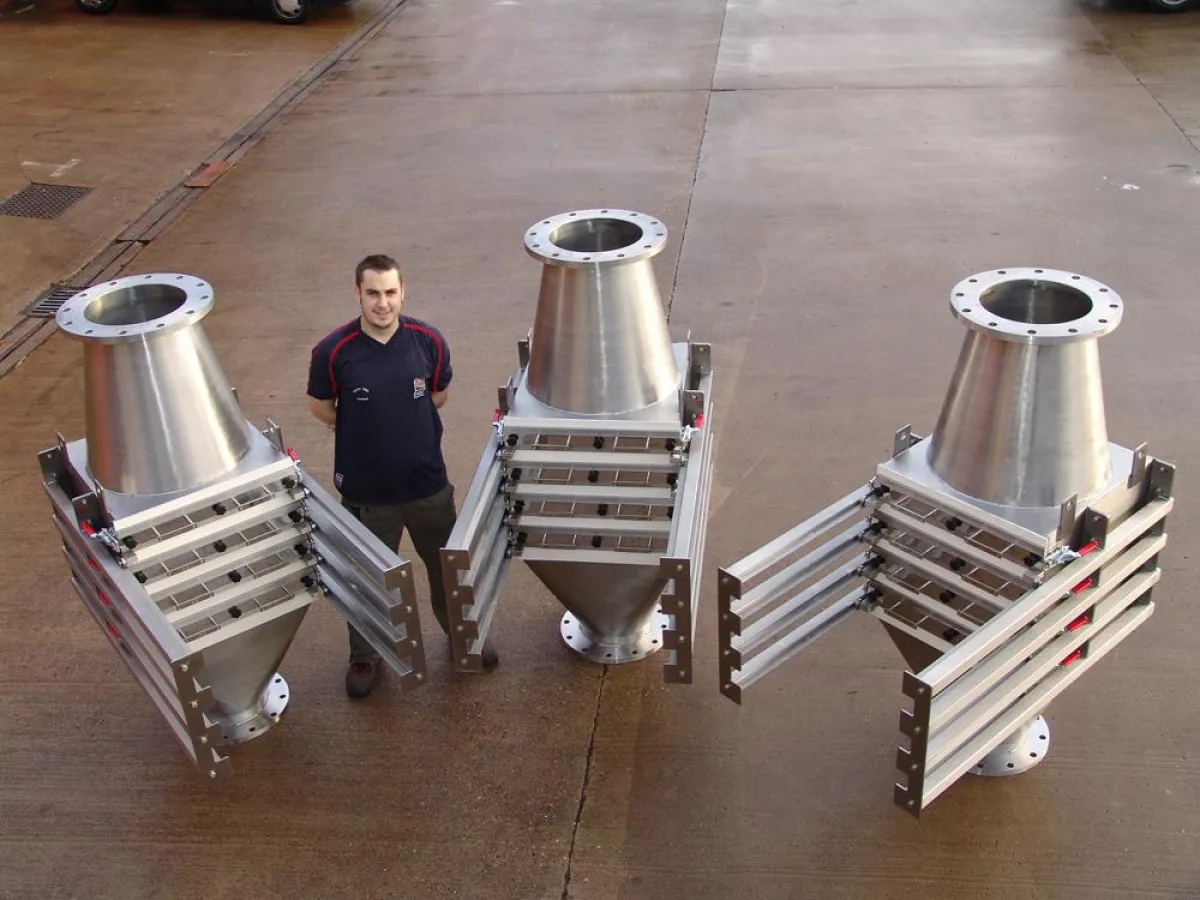 Die extra-großen und extra-starken MAGBOX-Magnetsysteme können ohne Probleme in bestehende Förderlinien eingebaut werden.