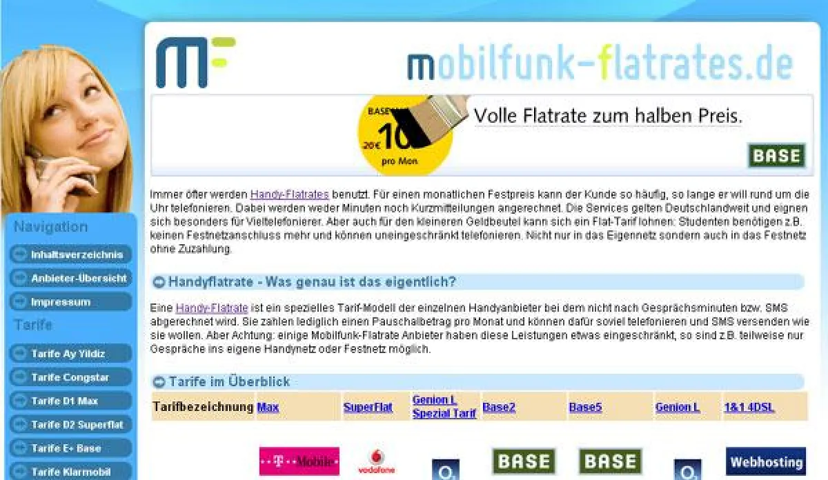 Das neue Portal für Handy-Flatrates