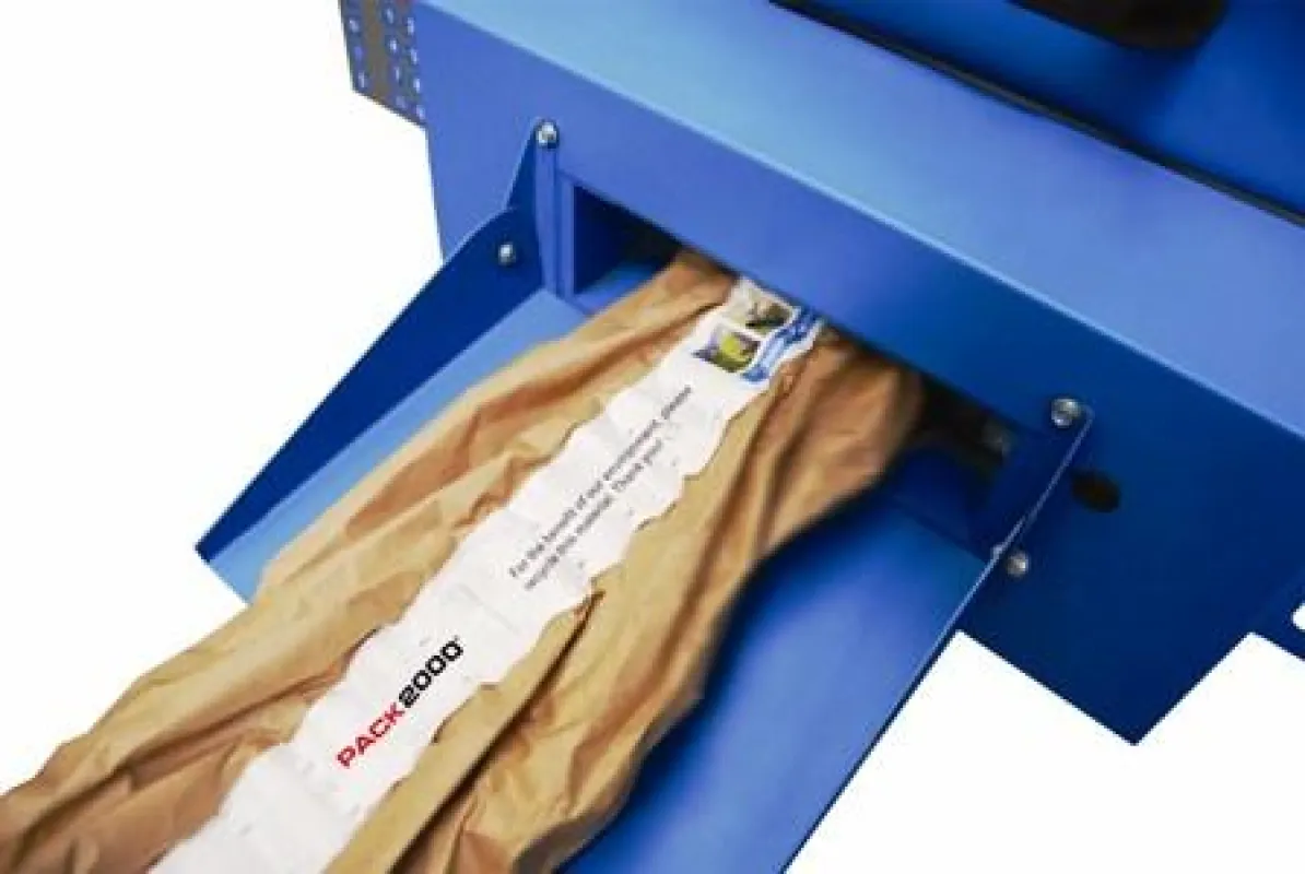 Papier-Polster als Werbeträger