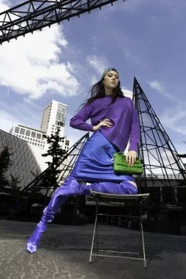 Bild: Weltweite Neuigkeit – nahtlose 3D Strickmode aus Berlin!