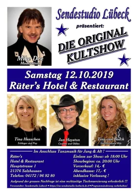 Bild: Mike Dee und seine Original Kultshow wird in der Lüneburger Heide gastieren