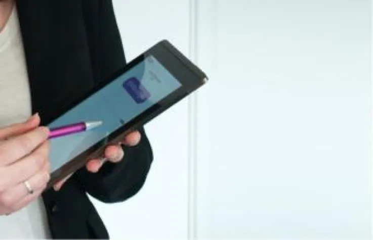 Bild: IPad / Tablet PC – Foldertest der pharma-insight GmbH