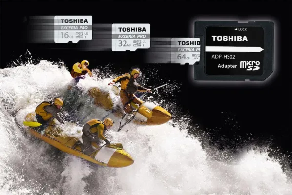 Bild: Toshiba präsentiert neue EXCERIA PRO™-MicroSD-Speicherkarten für Action-Sport-Begeisterte