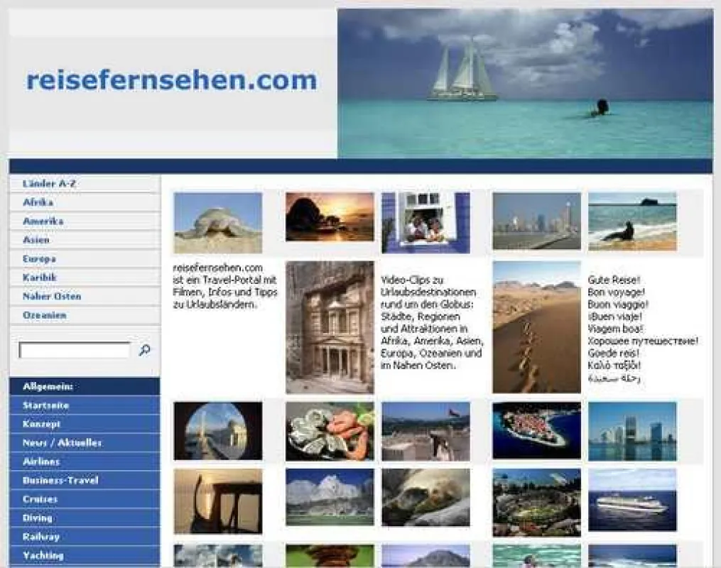 Screenshot Reisefernsehen.com