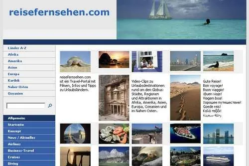 Bild: Reisefernsehen.com - Neue Rubriken "Urlaub ganz nah“, "Urlaub mal anders“ und "Wellness“