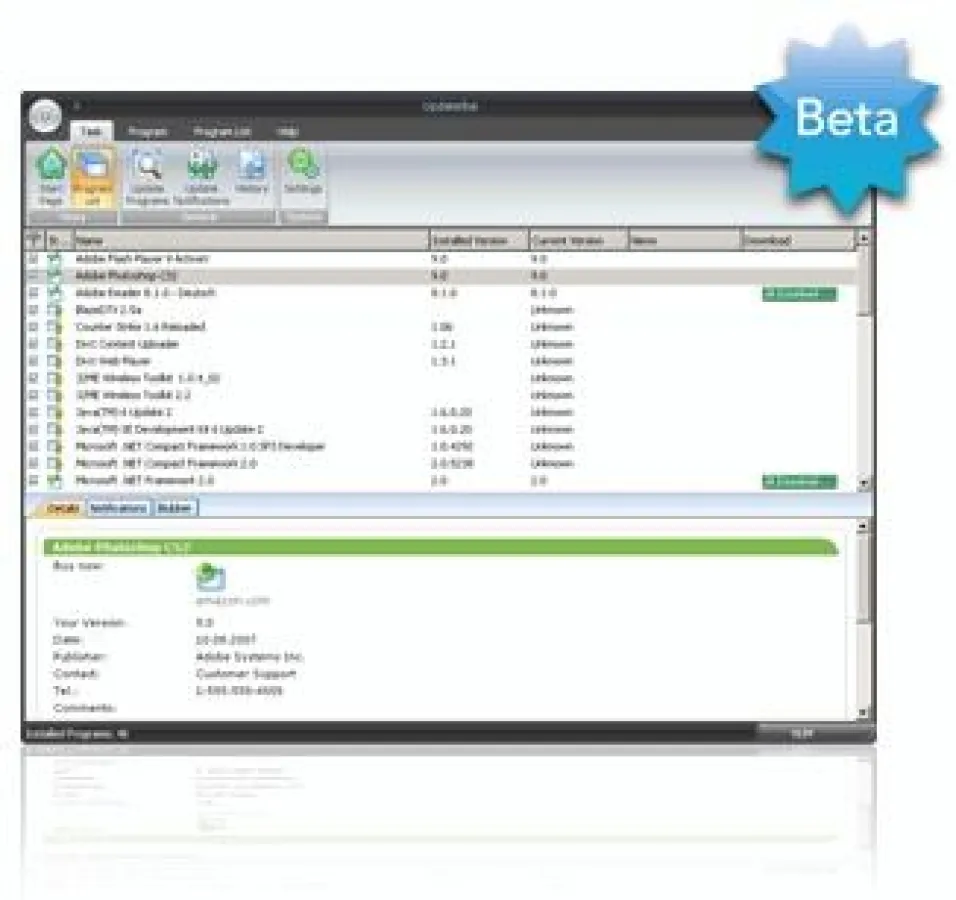 UpdateStar Screenshot