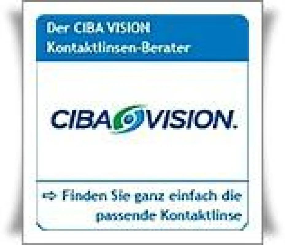 der Kontaktlinsenberater von Ciba