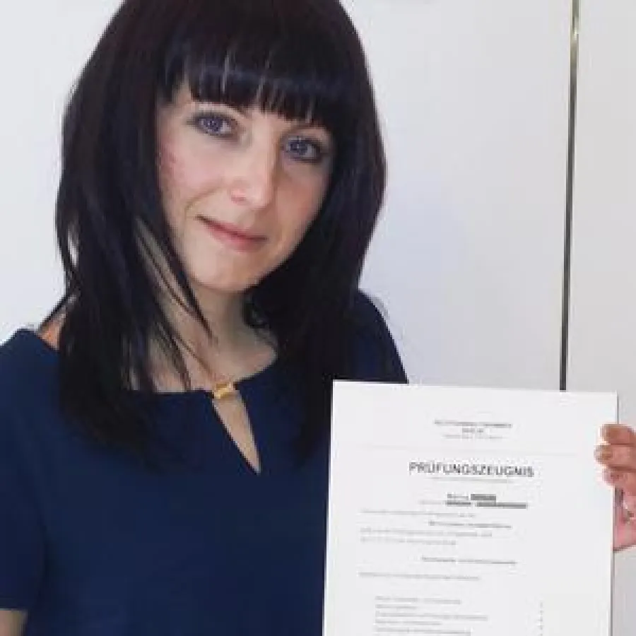 Die glückliche Einserkandidatin