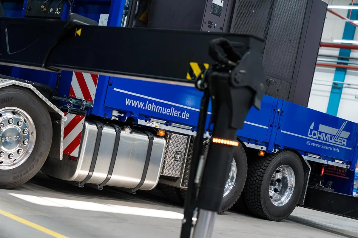 Maschinentransport in Übergröße