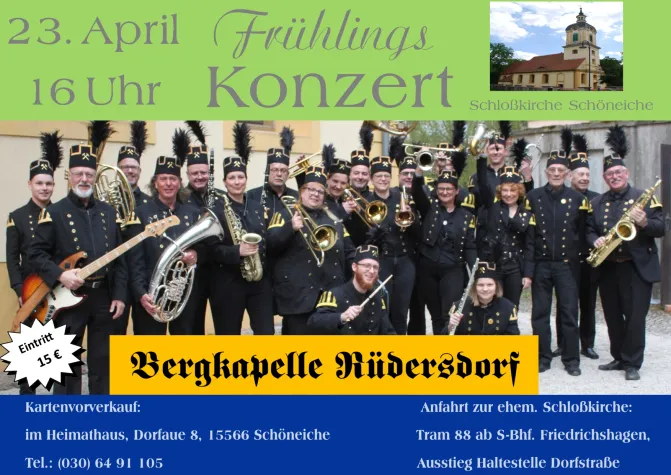 Bild: Frühlingskonzert der Bergkapelle Rüdersdorf e.V.